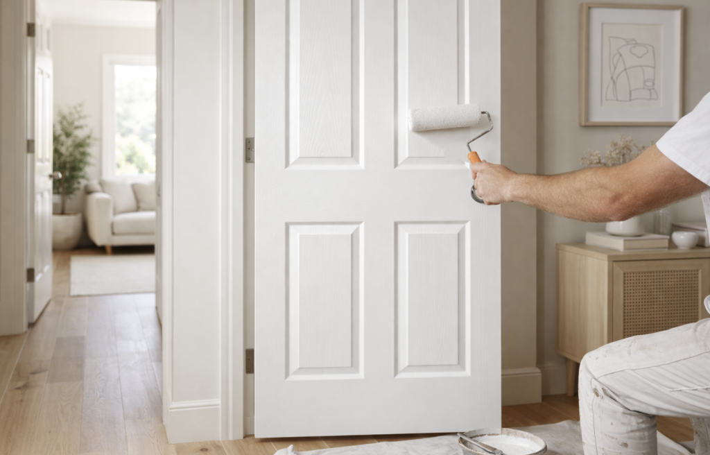 Painting doors