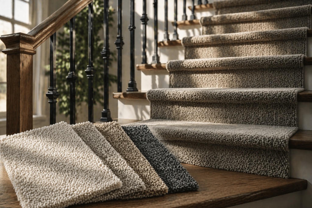 Best Carpet Options for Stairs in High-Traffic Homes